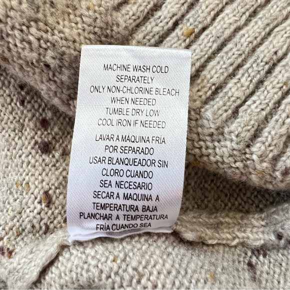 Weatherproof Vintage Fairisle Brown & Yellow Knit Sweater, XL - Picture 5 of 8